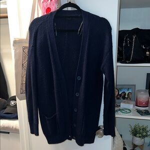 Forever 21 Navy Cardigan